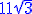 \blue 11\sqrt{3}